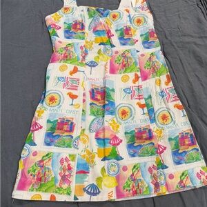 Show Me Your MuMu Colorful Amalfi Coast Mini Dress